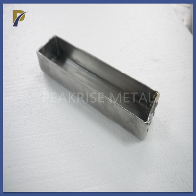 Welding Molybdenum Trays TZM Moly Boat Riveted Sintering Stamping Welding Boats Molybdenum Folding Boats Moly Boat