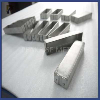 Custom Riveted Molybdenum Lanthanum Boat Corrosion Resistance Creep Resistance Moly Boat Evaporation Boat MoLa Boat