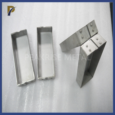 Custom Riveted Molybdenum Lanthanum Boat Corrosion Resistance Creep Resistance Moly Boat Evaporation Boat MoLa Boat