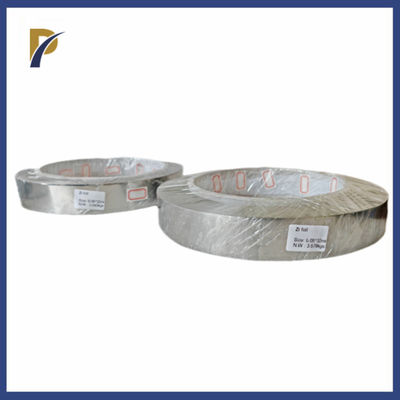 R60001 zirconium foil 0.05mm 32mm width zirconium foil for sampling shovel