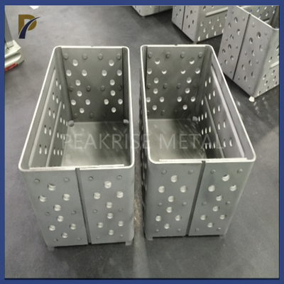 Custom Riveted Molybdenum Lanthanum Boat Corrosion Resistance Creep Resistance Moly Boat Evaporation Boat MoLa Boat