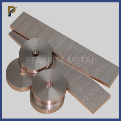 W80Cu Tungsten Copper Alloy Plate Untuk Bahan Kontak Lembaran Tungsten Tembaga Titik Kontak Listrik